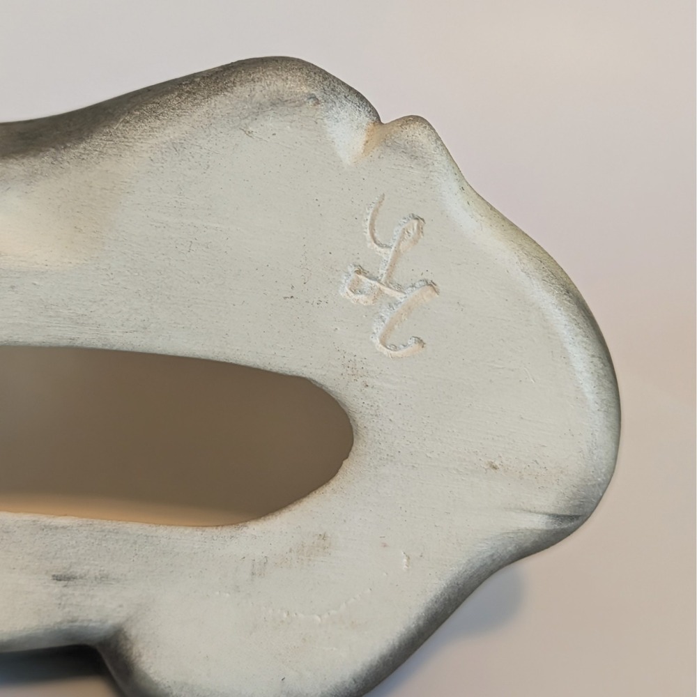 Ceramic Laying Down Horse Foal Dapple Gray 3.5" - Picture 5 of 8